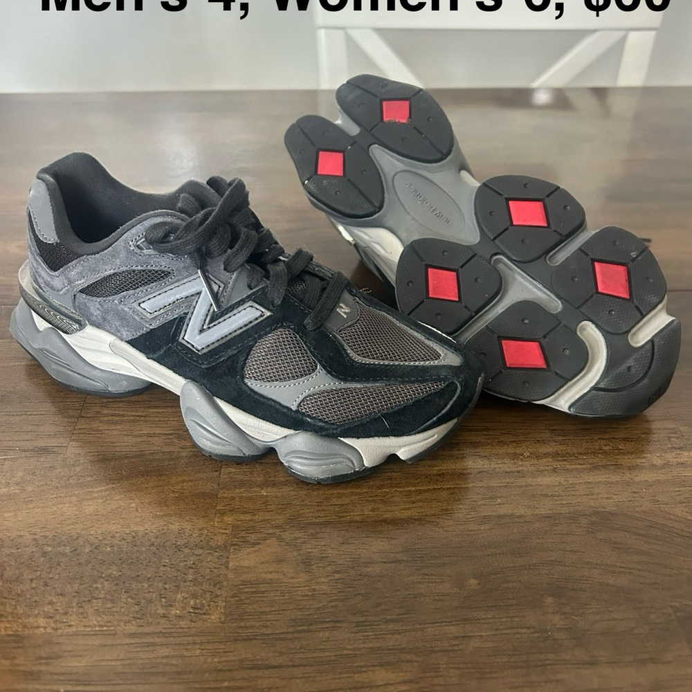 New Balance Black and Gray Athletic Shoes